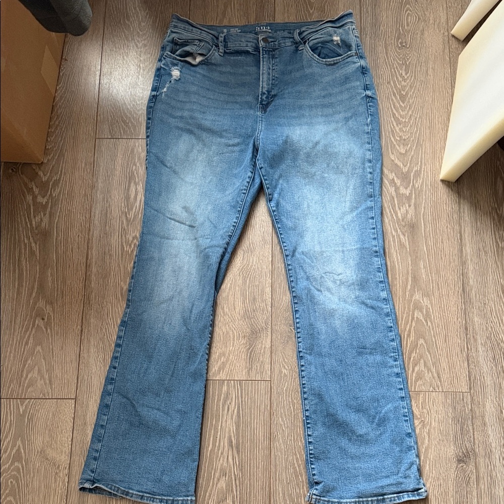 a.n.a Blue Flare Women's Jeans
